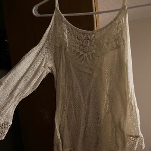 Cold shoulder blouse